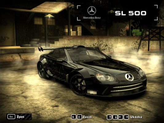 Nfs most wanted mercedes sl500 #3