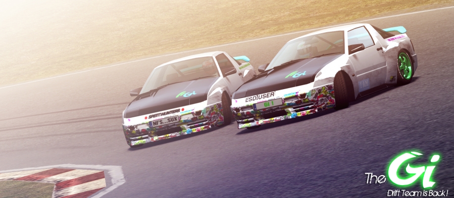 Gi Drift Team is BACK !
Po dlhsom case sme nase vozy vytiahli a trosku trenovali.
[b]SONG: [/b] [url=http://www.youtube.com/watch?v=UwbM5fnOYkY/][color=green]Genetix - Keep it Gutter [dubstep][/color][/url]
Gi !
