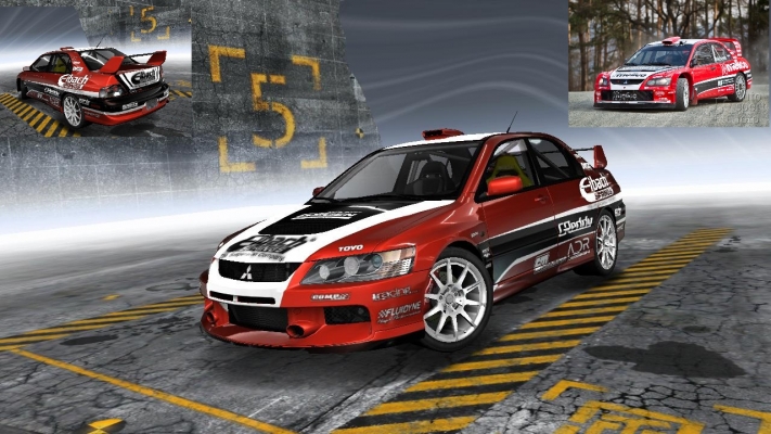 MELICO RACING (Eibach racing) lancer rally car
