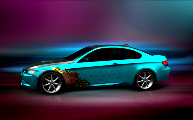 Das BMW
o tych decaloch som sa vyjadroval na FB :D niesu tam because the game lagged as hell :)
