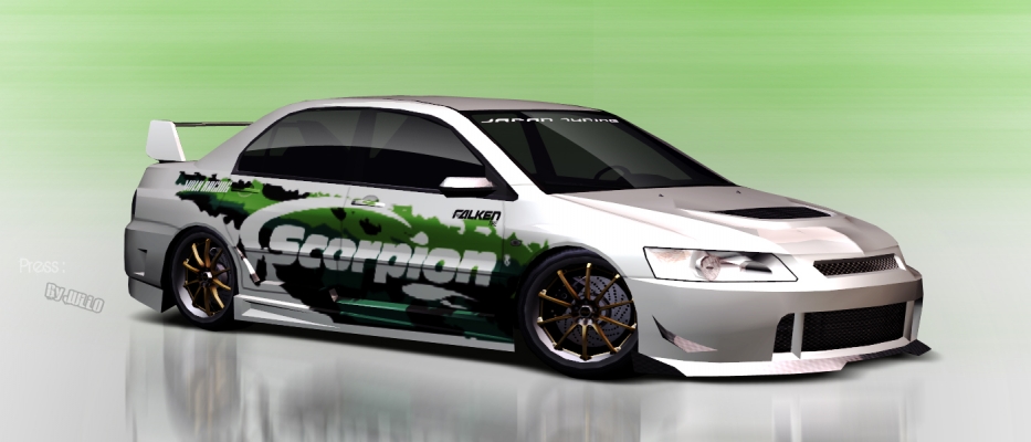 [color=green]Mitshubishi EVO VIII[/color]
... muj vytvor z Wonder Championship '11 ... 
... pres by Jullo ...
