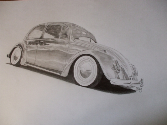 VW Beetle 
Å ťastné a Veselé všetkým :)

Formát A4, taká rýchlovka do jedného vianočného battlu :) 


