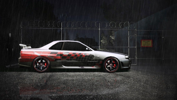 NISSAN Skyline GT-R R34 (UG2)
Tak keď nikto nič, pridávam ďalší počin. 
