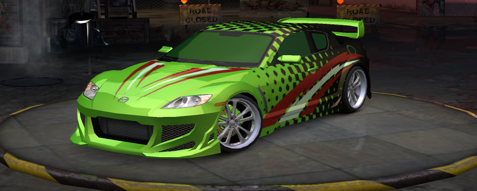 Mazda Rx-8
Na rady ''Ondry'' jsem trošku ví­c zkombinoval vinyly. Snad se bude lí­bí­t :) Prosí­m koment

Keywords: Nfs underground 2 tuning