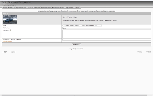 13. NFS ProStreet Wonder - Nissan Skyline GT-R R34 - FAQ & Pravidlá uploadovania súťažných aút skupiny C2

[b]Nasledujúce riadky pozorne čí­tajte![/b]

[i]Info:[/i] Nasledujúci screen slúži ako [b]VZOR[/b]. 

[color=red][b]Uploadovanie obrázkov - pravidlá:[/b][/color] 
[b]1.[/b] Svoj obrázok nebute uploadovať do svojich galerií­, ale do galérie s prí­slušným názvom, ktorá sa vám zobrazí­ v možnostiach umiestnenia vášho obrázka. (Galerie) 
[b]2.[/b] Každý zo svojich obrázkov pomenujte podža vzoru:  [i][b]Váš Nick[/b][/i] (Nadpis obrázku)
[b]3.[/b] Popis, kžúčové slová pravidlá neurčujú.

[b]Ďažsie pravidlá:[/b]

- Súťažným autom je Nissan Skyline GT-R R34 z NFS ProStreet (podporované herné platformy: PC, PS3, XBox360) (čo aj samotný názov potvrčuje), žiadne obrázky iného auta nebudú akceptovatelné.
- Samotné auto a obrázok je možné upravovať podža platných pravidiel [b]Skupiny C2[/b]  (Viac informácií­ [b]FAQ NFS Wonder[/b] ).
- Možete uploadnúť iba jeden obrázok! (Viac informácií­ [b]FAQ NFS Wonder[/b] )
- Komentáre k jednotlivým obrázkom sú povolené, riadia sa stanovenými pravidlami vo FAQu NFSG. Výminku budú tvoriť iba informčné obrázky  [b]íšvod[/b], [b]Pravidlá[/b] a [b]Hlasovanie[/b]  (špecifický obrázok označovaný [b][url=http://gallery.needforspeed.sk/albums/userpics/finish-line-girls.jpg]týmto[/url][/b] screenom), ktorých pravidlá sú spí­sané v popise obrázka.
- Trvanie registrácie automobilov do sútaže, resp. dčºžka trvania hlasovania sú uvedené v popise galérie.
- Administrátorský Team si dovožuje počla platným Pravidiel a FAQu NFSG vylúčiť toho účastní­ka, ktorý bude porušovať platné pravidlá.
- Obrázky s administrátorským overení­m [b]Prešiel[/b] sú nemenitelné. To znamená, že žiadna zmena u nich nemôže nastať. 
 
[color=red][b]Overenie registrácie Adminstrátorom, homologizácia obrázka:[/b][/color] 

Každy obrázok sa pred začiatkom hlasovania overení­ administrátorom. Ak splní­ všetky požiadavky, v popise obrázka bude napí­sané nasledovné:
[b]Administrátorské overenie - Meno administrátora - Prešiel[/b]

V prí­pade ak by obrázok nesplňoval pravidlá, bude napí­sané nasledovné:
[b]Administrátorské overenie - Meno administrátora - Neprešiel[/b]
Z dôvodu: 
- výpis chýb.

[b]Prí­padné falšovanie overenia bude znamenať okamžité vylúčenie![/b]

Administrátorské overenie sa bude robiť jednorázovo. Dátum bude zaznačený v popise galérie.

[color=red][b]Pravidlá a postup hlasovania[/b][/color] 

[i]Pravidlá hlasovania[/i] 
1. Hlasovať može každý iba raz!
2. Hlasujúci nemôže hlasovať za seba.
3. Hlasovací­ thread je označený špecifickým screenom [b][url=http://gallery.needforspeed.sk/albums/userpics/finish-line-girls.jpg]slečny[/url] :-)[/b]. 
4. V hlasovacom threade platia špecifické pravidlá : - [b]Na nič sa nereaguje,iba sa hlasuje![/b]
5. Platný hlas je jedine ten, ktorý bude splňovať Pravidlá hlasovania a Postup Hlasovania! (!)
6. Hlasovanie sa uzatvára až v uzávierke hlasovania (uvedené v popise galérie alebo nižsie v texte). Dovtedy je možné akejkožvek zmeny v hlasovaní­ možnostou edit.
7. Kontrola a spočí­tanie hlasov budú uskutočnené až po uzávierke hlasovania.
8. Hlasovanie uží­vateža, ktoré nesplní­ pravidlá (po uzávierke hlasovania) nebude brané do úvahy a bude vymazané.

[i]Postup hlasovania[/i] 
Do svojho prí­spevku v diskusií­ jednoducho čí­selne zoradí­te tých súťažiacich o ktorých si myslí­te, že by váš hlas mali dostať. Svoje body musí­te dať štyrom súťažiacim!

Hlasovanie - ZVOR : [b]1. Meno Súťažiaceho 2. Meno Súťažiaceho 3. Meno Súťažiaceho 4. Meno Súťažiaceho[/b]

[b]Spočí­tavania hlasov - Vyhodnotenie[/b]
Spočí­tavanie hlasov bude nasledovné:
- Za 1. miesto 20 bodov
- Za 2. miesto 15 bodov
- Za 3. miesto 10 bodov
- Za 4. miesto 5 bodov

Vyhodnotenie Finále bude vyhlásené administrátorom v poslednom komentári a špecifickom obrázku s grafom - [b][url=http://gallery.needforspeed.sk/albums/userpics/12_NFSPS_Wonder_results%28Final%29.jpg]prí­klad[/url][/b].

Rada: Pred hlasovaní­m si pozrite všetkých registrovaných účastní­kov (napr. možnostou [i]Sideshow[/i] ).

[color=red][b]FAQ NFS Wonder:[/b][/color] 

[i]Viac obrázkov od jedného uží­vateža:[/i]
Platí­ jednoduché pravidlo. Obrázok, ktorý sa uploadol ako prvý a splňuje pravidlá bude zaradený do súťaže. Ostatné budú vymazané.

Rada: Pred tým ako svoj obrázok prihlásite do súťaže, uploadnite si ho do svojej galérie a potom sa rozhodnite či ho do súťaže prihlásite.

[i]Obrázky, ktoré nesplnili pravidlá:[/i]
Tieto obrázky, ktoré majú administrátorské overenie [b]Neprešiel[/b] a v nadpise obrázka [b]NP[/b] (No Pass) budú ponechné ako informácia pre uží­vaťela. Uží­vaťel buč to do skončenia opravnej registrácie svoje chyby napraví­ tým, že uploadne čažší­, správny obrázok, alebo nebude zaradený do súťaže pre nesplnenie pravidiel. 

[color=red][b]Dodatok - pravidlá Skupiny C2[/b][/color] 

- Bodovací­ systém 20-15-10-5 bodov.
- Možnosť 7 dní­ uploadnúť obrázkok, 7 dní­ hlasovať.
- Maximálna vežkosť obrázka 1,5 MB, formát JPG a rozmery (viac prí­slušná podkategí³ria).


[i]íšpravy v grafickom editore:[/i]
[b][i]čŒo pravidlá Skupiny C2 povolujú?[/i][/b]
- Obrázok zachytený v menu hry bez absolútne žiadneho zásahu. [b][url=http://gallery.needforspeed.sk/albums/userpics/nfsProStreet007%7E15.jpg]Prí­klad[/url][/b]
- Obrázok zachytený v hre. [b][url=http://gallery.needforspeed.sk/albums/userpics/NFSG_NFSMW_Black_Porsche_911GT2_996_0003.JPG]Prí­klad[/url][/b]
- Text označujúci autora. [b][url=http://gallery.needforspeed.sk/albums/userpics/Ukazka_AP2.JPG]Prí­klad[/url][/b]

[b][i]čŒo pravidlá Skupiny C2 nepovolujú?[/i][/b]
- Umeleckú úpravu obrázka v graf. editore [b][url=http://gallery.needforspeed.sk/albums/userpics/S%40mo.jpg]Prí­klad[/url][/b]
- Spájanie viacerých screenov na jedno obrázkové plátno. [b][url=http://gallery.needforspeed.sk/albums/userpics/GALLARDO_2_Ukazka_A.JPG]Prí­klad[/url][/b]
- Orezanie obrázka v graf. editore o nepotrebné pixelové plochy napr. ako sú navigátory a podobne. [b][url=http://gallery.needforspeed.sk/albums/userpics/160208_NFSG_Bubak_Mazda_RX7_AA_0000.JPG]Prí­klad[/url][/b]
- íšprava jasu a kontrastu atč. [b][url=http://gallery.needforspeed.sk/albums/userpics/nfsProStreet192.jpg]Prí­klad[/url][/b]
- Rámček. [b][url=http://gallery.needforspeed.sk/albums/userpics/Carrera_GT_0004.JPG]Prí­klad[/url][/b]

pozn.: Kompresia na formát JPG nie je definovaná ako úprava v graf. editore. 

[i]Rozmery obrázka (v pixeloch):[/i]
Sú povolené všetky obrázky s nasleducúcimi hodnotami: (Názov rozlí­šenia v angličtine - počet pixelov ší­rka:výška)
 
[b]Pomer strán 4:3[/b]
VGA 640x480
SVGA 800x600
XGA 1024x768
XGA+ 1152x864
SXGA 1280x960 / 1280x1024 (pomer strán 5:4)
SXGA+ 1400x1050
UXGA 1600x1200
QXGA 2048x1536

[b]Pomer strán 16:10 (širokouhlé PC Monitory):[/b]
Wide XGA 1280x800 
WSXGA 1440x900
WSXGA+ 1680x1050
WUXGA 1920x1200
WQXGA 2560x1600

[b]Pomer strán 16:9 (niektoré PC Monitory, TV):[/b]
720p (1280x720) 
1080i/p (1920x1080)
Wide XGA TV (1366x768)


[i]Prosí­m, do komentárov pí­šte svoje nezrovnalosti ohžadom pravidiel a bodovania.[/i] 


