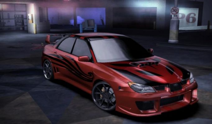 RED/BLACK IMPREZA
