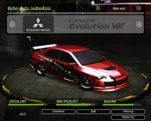 Mitsubishi Lancer from Tokyo Drift
