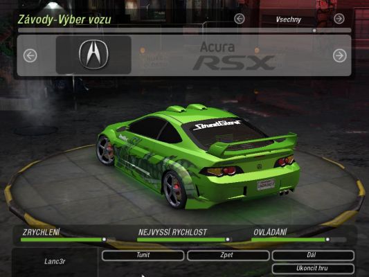 Acura RSX Green rear
