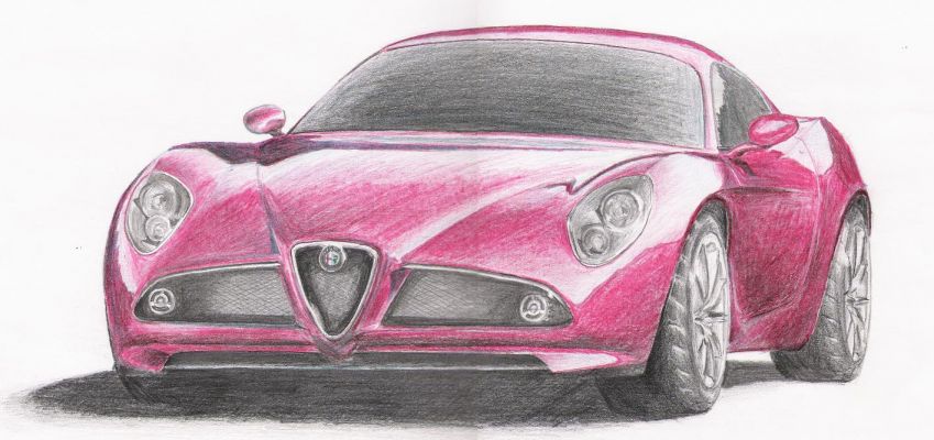 Alfa 8c Competizione
Ten divny predel v strede je kvoli tomu ze som to scanoval na 2x..... je to velkost A3 :)
