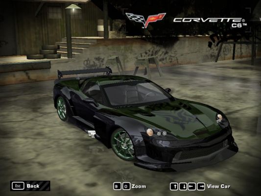 The Darknes Corvette C6
