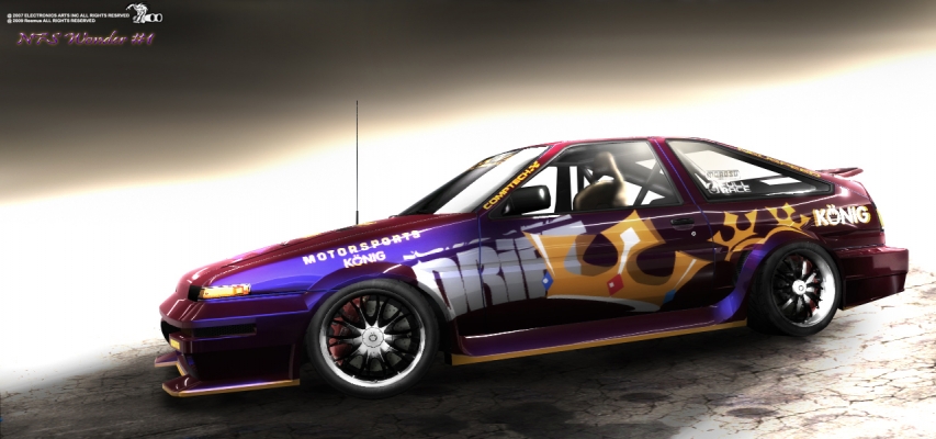 "Drift King"
Auto poznate z NFS Wonder ..teras si ho davam do svojej sekcie
