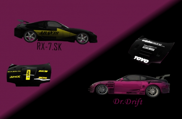 RX-7.sk VS. D.Drift
-car: Toyota Supra
-press: Dr.Drift
