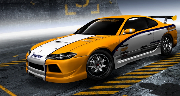 --- Nissan Silvia S15 ---
tak??e: 1. toto auto by malo ????s?? do duelu s LEYMRISH-om, no neviem kedy bude ten duel, tak??e preistotu ja to d??vam sem do svojho albumu
         2. asi 2x mi bolo vytknut???? to body, no mne sa celkom p??????i, hoci je pravda, ??e bo????n?? praj nieje pod????a m????jho gusta...

