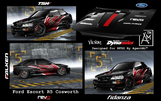 Ford Escort R5 Cosworth 
Ford Escort R5 Cosworth 
Designed for NFSG By AgentMi™
1680x1050 ♫ 
