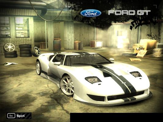 Ford GT white power
