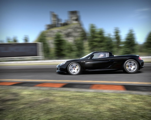 Porsche Carrera GT
...a ako býva u Czerwika zvykom v každom NFS... 

BLACK CARRERA GT - The most beautyful car ever built -

