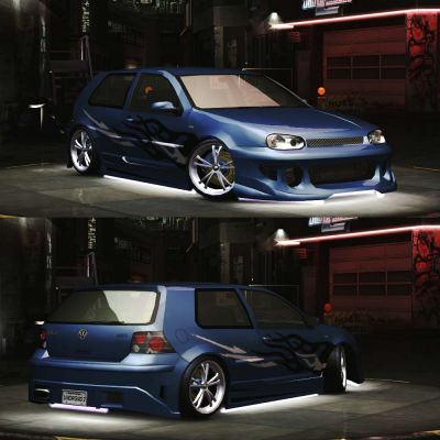 VolksWagen Golf BB&W
Blue Black & White
