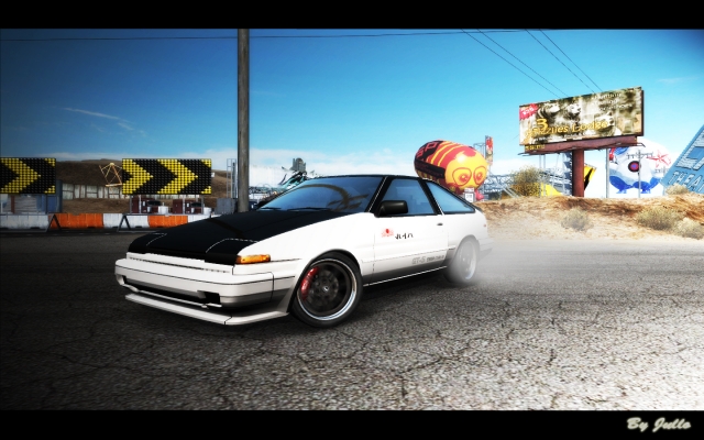 Toyota Corolla AE86 "Hachiroku"
-No pokus o roztočenie kolies,dúfam že vyšlo :)
Hachiroku,čo viac dodať...
ENJOY !

