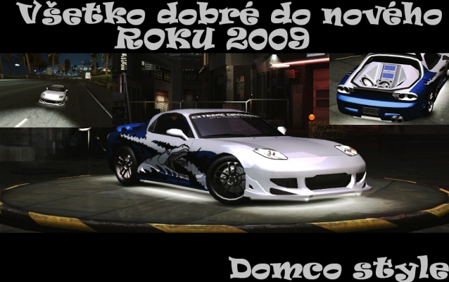 Rx-7 Japan eXtreme
[b]Tak a toto posledné moje auto v garáži tochto roku...Prajem všetko dobré do nového roku aby sa vám darilo a vsetko co patri ktomu a hlavne zdravie a chut do tuningovania:) pf. 2oo9[/b]

[u]EnjoY[/u] 

