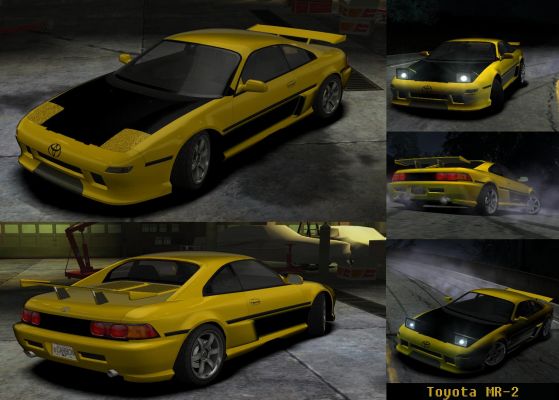 Toyota MR-2
Toyota MR-2 
Drift Performance options
Decent design
