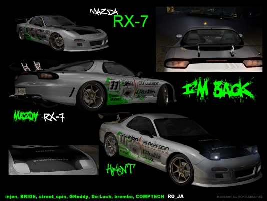 I'm back edition :-) Enjoy!
Mazda RX-7 only for drift  ;-)  ...(thx to S@M for some tips ;) )
