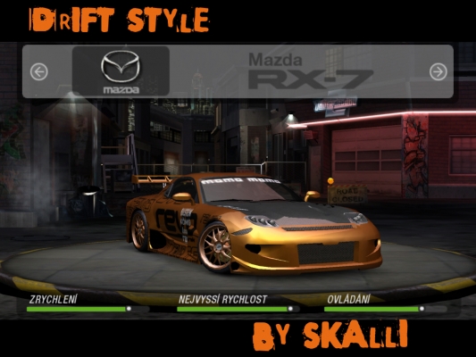 Mazda RX-7
drift style
