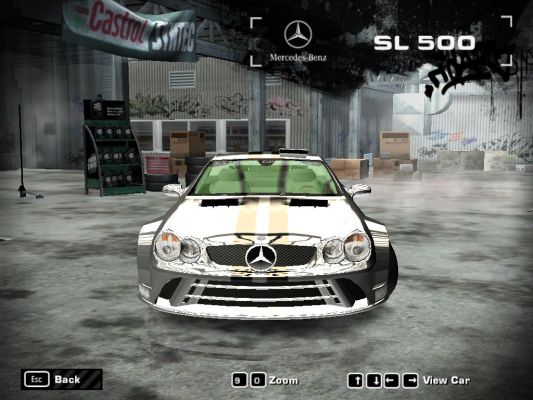 Mercedes Benz SL 500
z predu
