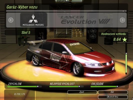 Mitsubishi Lancer EVO8 Carrer Car
