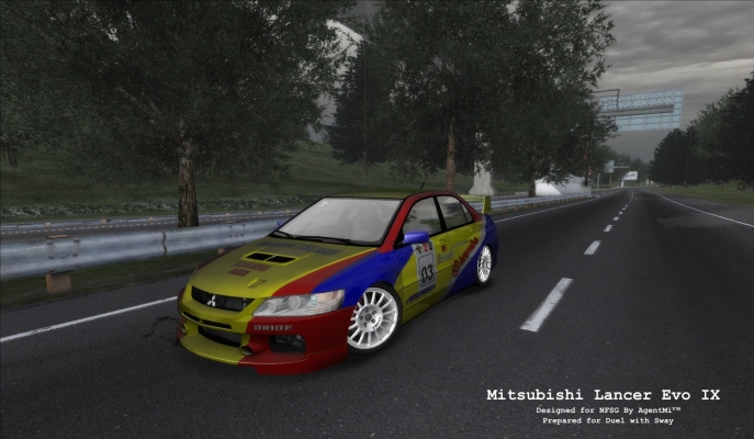 Mitsubishi Lancer Evo IX
Mitsubishi Lancer Evo IX
Designed for NFSG By AgentMi™
1680x978 ♫ :\\ Vyhradzujem si pravo upravi podla reakcii v KOMENTOCH do nedele
