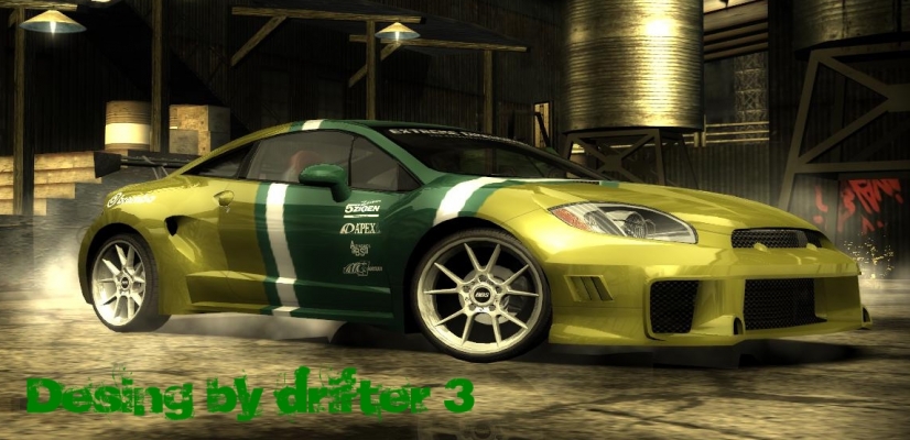 daly sme si z drifterom 3 taky maly suboj o najkrajsie mitsubishi eclipse GT z NFS MW a komentujte az do bezwedomia:D...........a ese neco toto auto je opdla mna krasie ako moje 
