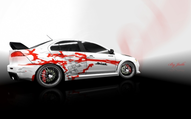 Mitsubishi Lancer EVO X 
-Tak dávam si ho aj do garáže...viem press neni dokonalá ako vždy [URL=http://imageshack.us][IMG]http://img515.imageshack.us/img515/6922/iconmrgreenxr8.gif[/IMG][/URL]
ENJOY !

