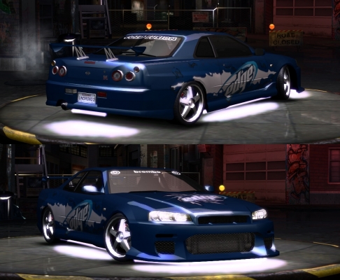 Nissan Skyline
V jeho klasických farbach :)

