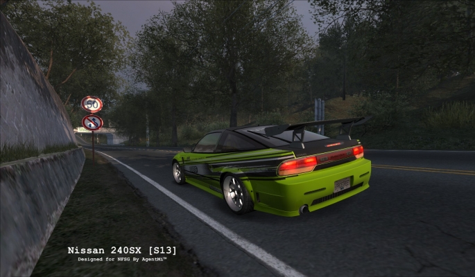 Nissan 240 SX [S13] 
Nissan 240 SX [S13] 
Designed for NFSG By AgentMi™
1680x981 ♫
