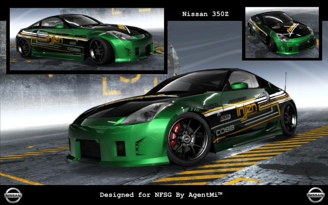 Nissan 350Z 
Nissan 350Z 
Designed for NFSG By AgentMi™
1680x1050 ♫ 
