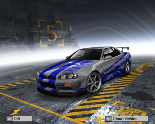 Nissan Skyline GT-R [R34]
Nie????o na sp????sob Rychlo a zbesilo 
