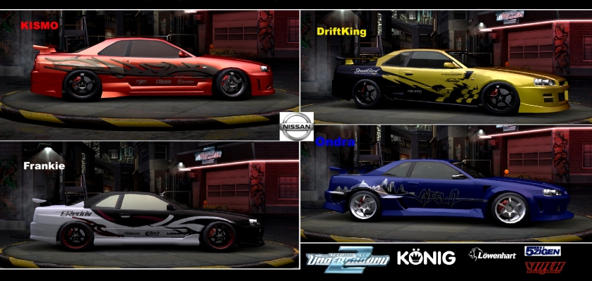 --- Nissan Skyline GT-R megaduel ---
...tak??e 4 duel medzi: DriftKing vs KISMO vs Ondra vs Frankie...
...t??to mega ????ahk?? press je spraven?? mnou (DriftKing)... tak??e ??iadne hodnotenie pressy!...
...a ani 50-50 sa ner??ta!
