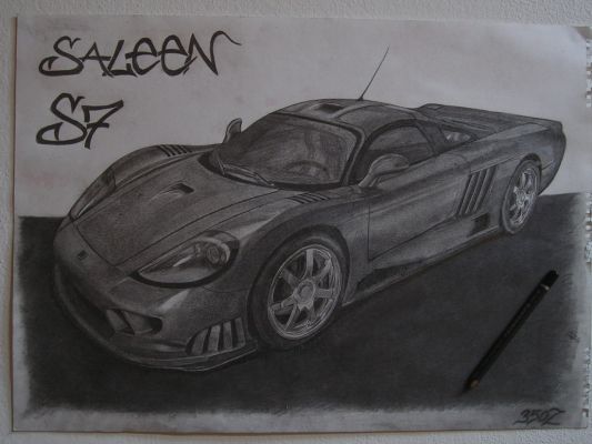 Saleen S7
format A2 :D len to je fotene s digitalom do scanneru by sa to nevoslo :-)
