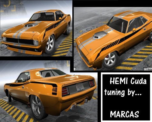 PLYMOUTH by marcas
Zdravim som tu new :) Potesil by ma nejaky ten komentik:) dik
Keywords: plymouth hemi cuda marcas