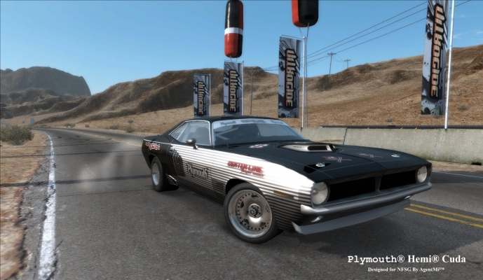 Plymouth® Hemi® Cuda
Plymouth® Hemi® Cuda
Mafia Old Style In Highest Color Quality (32 bit) for NFSG By AgentMi™
1680x974 ♫         \\: nie je reupload, ale zmena z grayscale na colored


