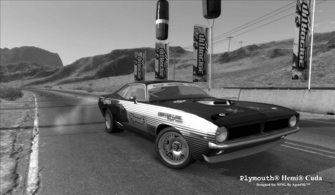 Plymouth® Hemi® Cuda
Plymouth® Hemi® Cuda
Mafia Old Style In Grayscale Designed for NFSG By AgentMi™
1680 x 976 ♫
