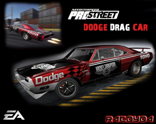 DODGE pro street drag car
