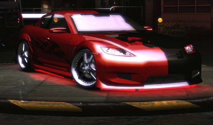 Mazda RX-8
Black and Red Version
