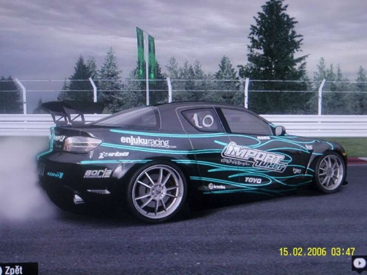 Drift RX-8
No tu je moja RX-8. Netrvala mi dlho snazil som sa trochu jednoduchsie.
Ta dekalwork sa vam mozno bude zdat trosku blbo ale este nieje dokoncena .
Dal somju sem preto aby som zistil ci by ste tie decaly daly ina ale mozu byt tak.
Prosim vela komentov a hlavne od tych skusenejsich.
