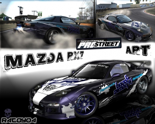 RX7 pro street art mazda
