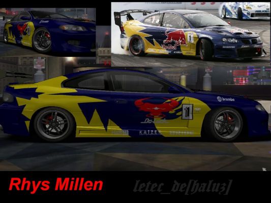 Rhys Millen
Red Bull 
no az nato ze on ma Pontiac GTO
