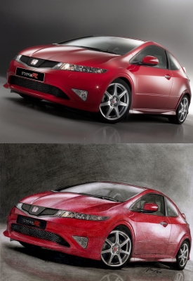 DUEL : Civic od VeVe_350Z vs. Real Foto
dovolil som si porovnat kresbu od 350Z s realom lebo je to jednoducho parada.
