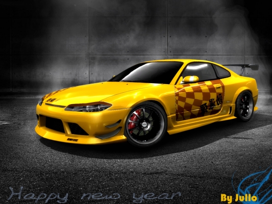 Nissan Silvia S15 
-Takžeee niečo po dlhšom čase.....
-Press dala prácu aj keč nevidno.......a kedže máme dnes Silvester tak by som chcel celej NFS Galerke popriať Šťastný Nový Rok 2009 !!!!
ENJOY !?

