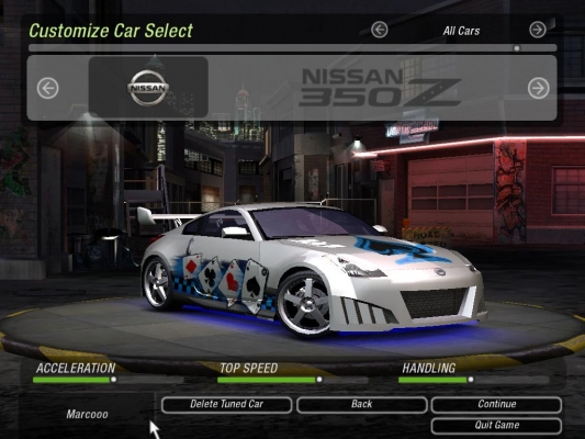 Nisan 350 Z
... dalsia z mojich prvotin 
Keywords: Nisan350Z nfsug2 NeedforSpeedUnderground 2 Underground 2 NeedforSpeed ug 2