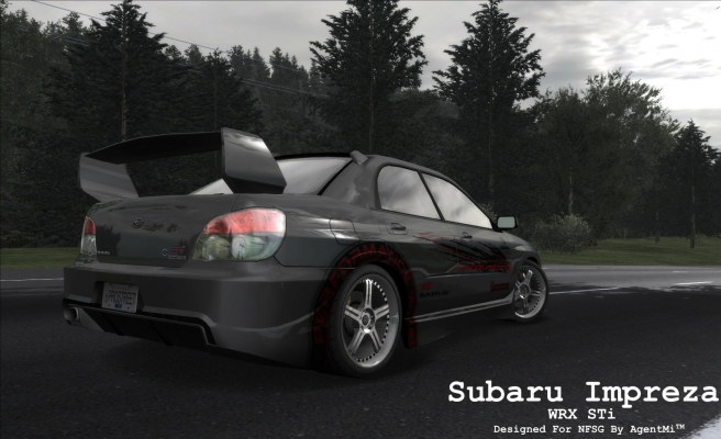 Subaru Impreza WRX STi
Subaru Impreza WRX STi
Designed for NFSG By AgentMi™
1599x974 ♫
