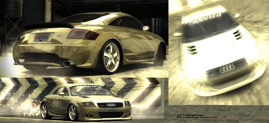 Audi TT
Audi TT Supersport edition
Most Wanted design / junkman tuning
Keywords: Audi TT Junkman supersport speed crash Most Wanted